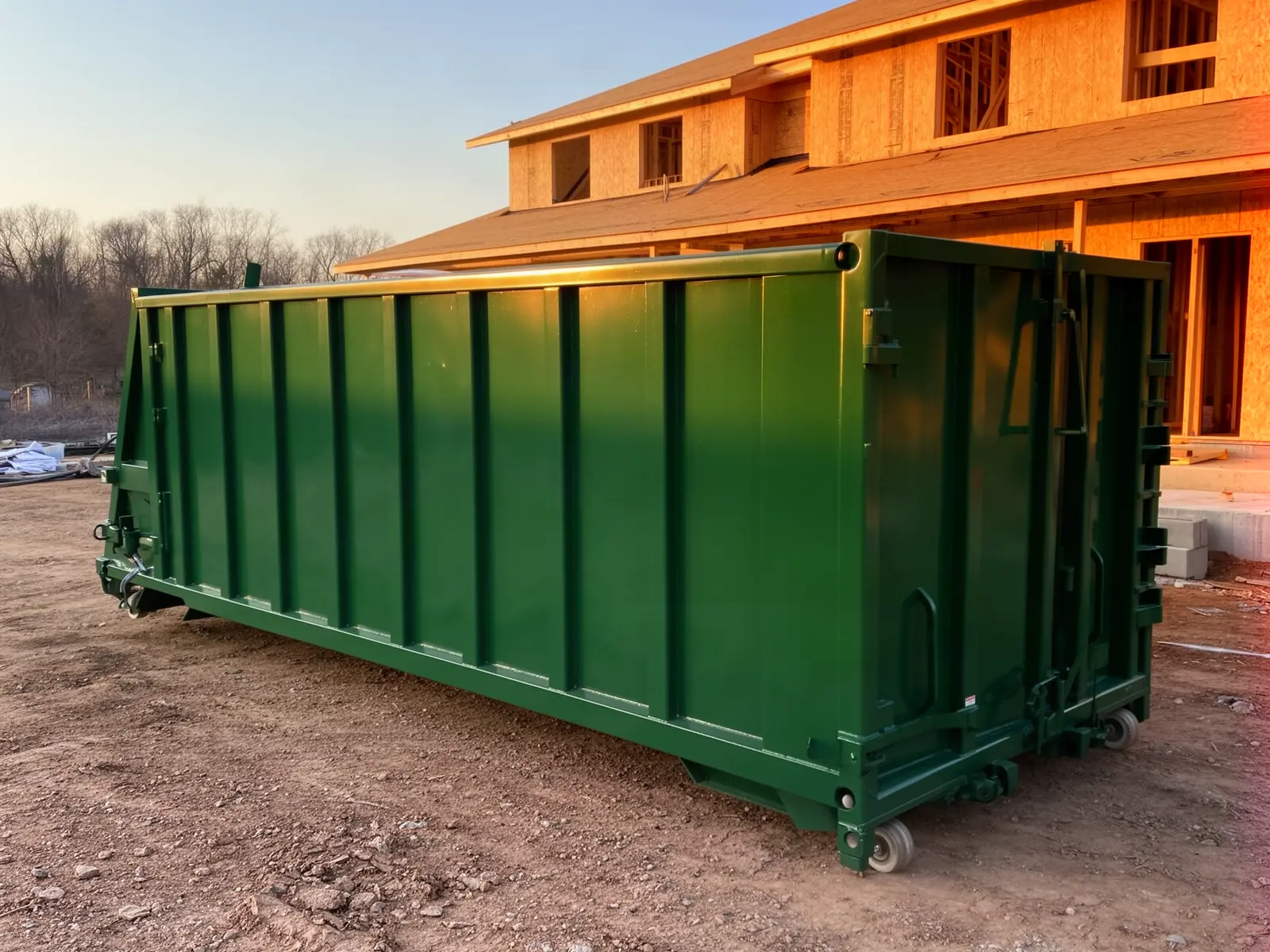 Roll-off dumpster from Two Guys Dumpsters in Glendale, WI